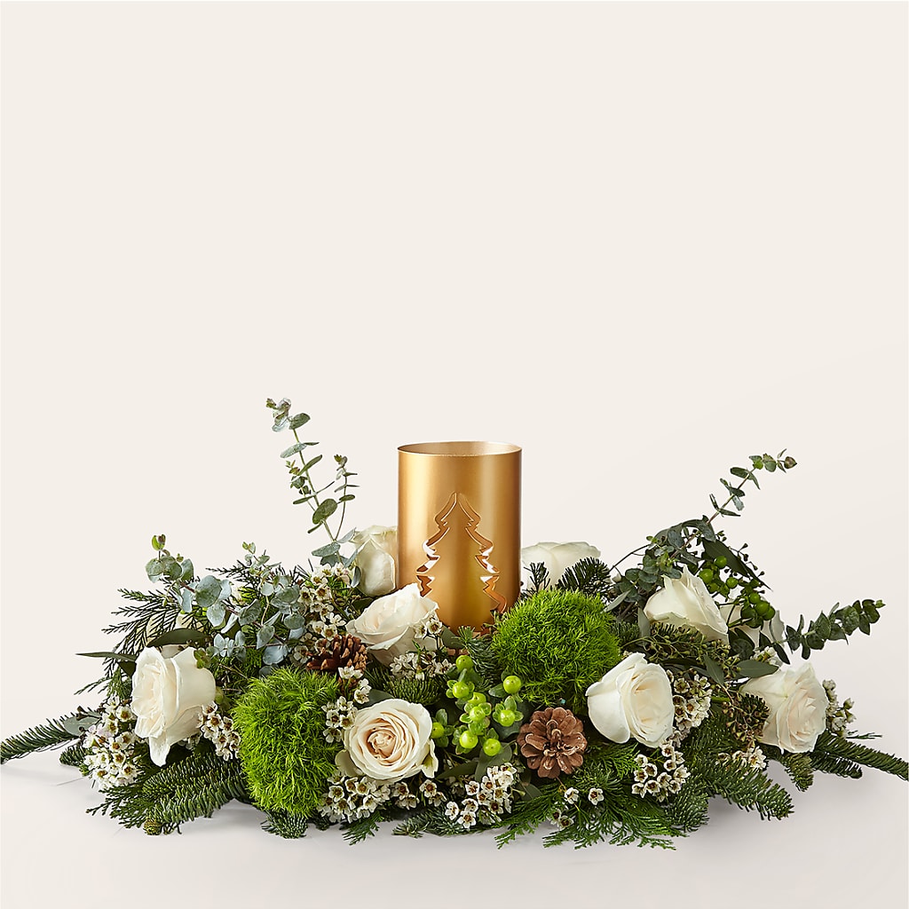 Chestnuts Roasting Centerpiece – VACHA'S FOREST FLOWERS, Oak Forest IL