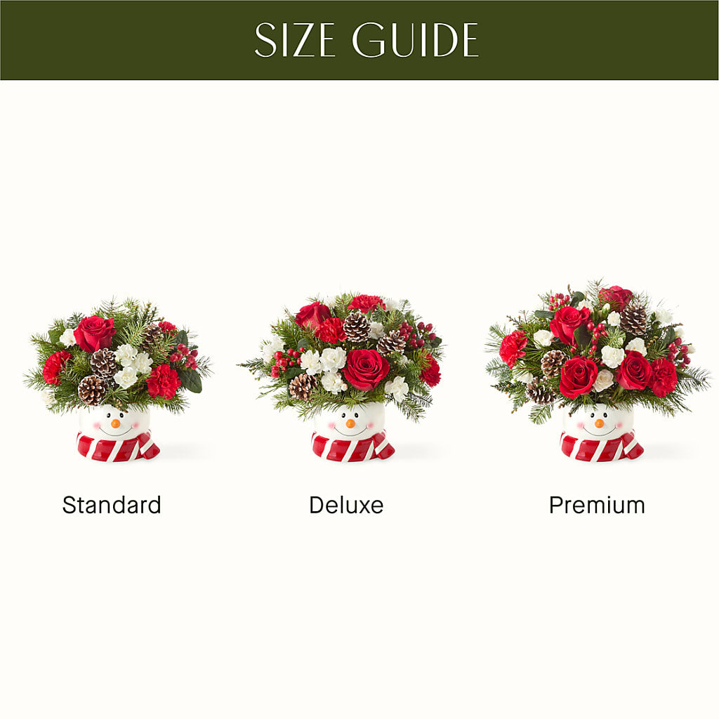 Jolly Snowman Bouquet – VACHA'S FOREST FLOWERS, Oak Forest IL