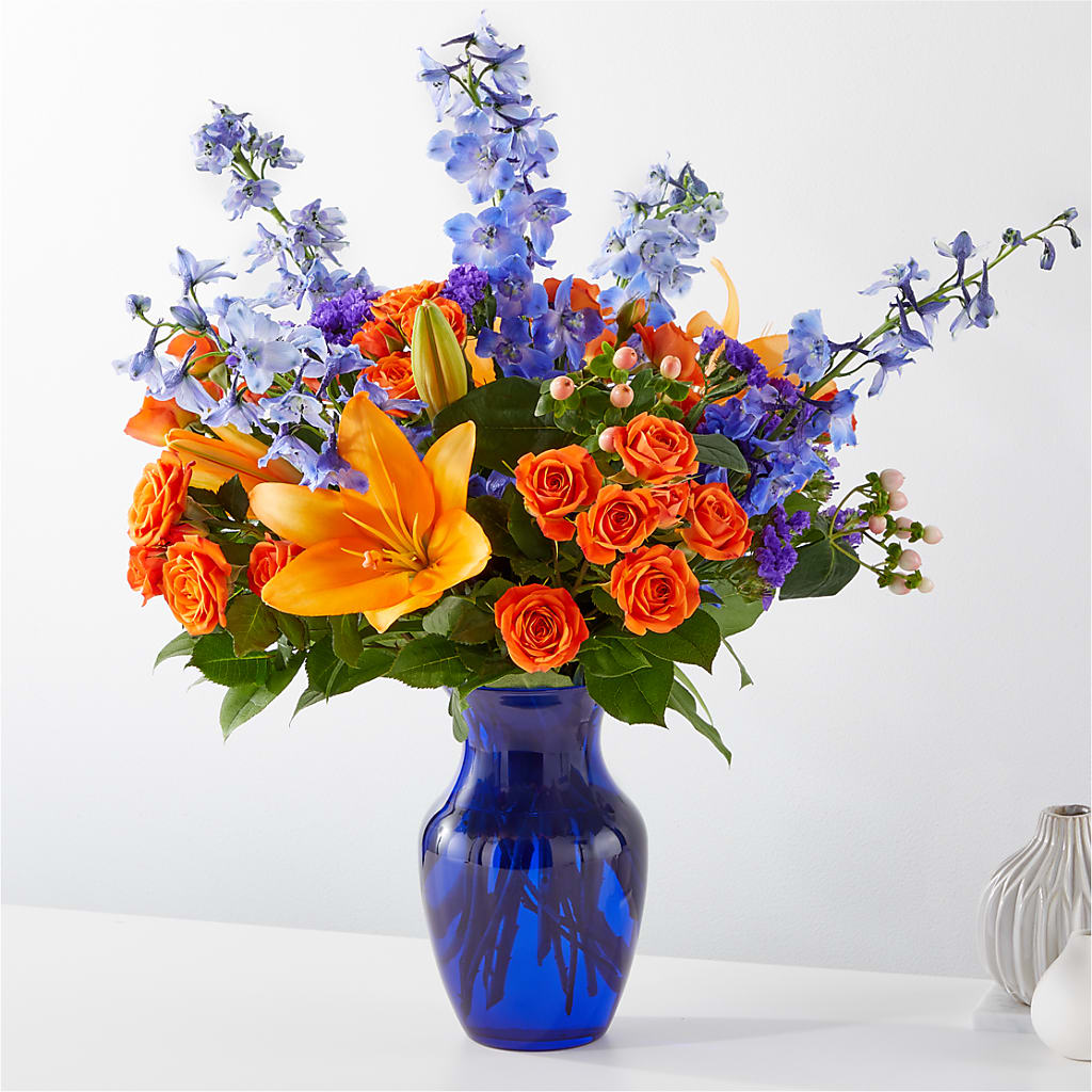 Radiant Citrus Bouquet – VACHA'S FOREST FLOWERS, Oak Forest IL