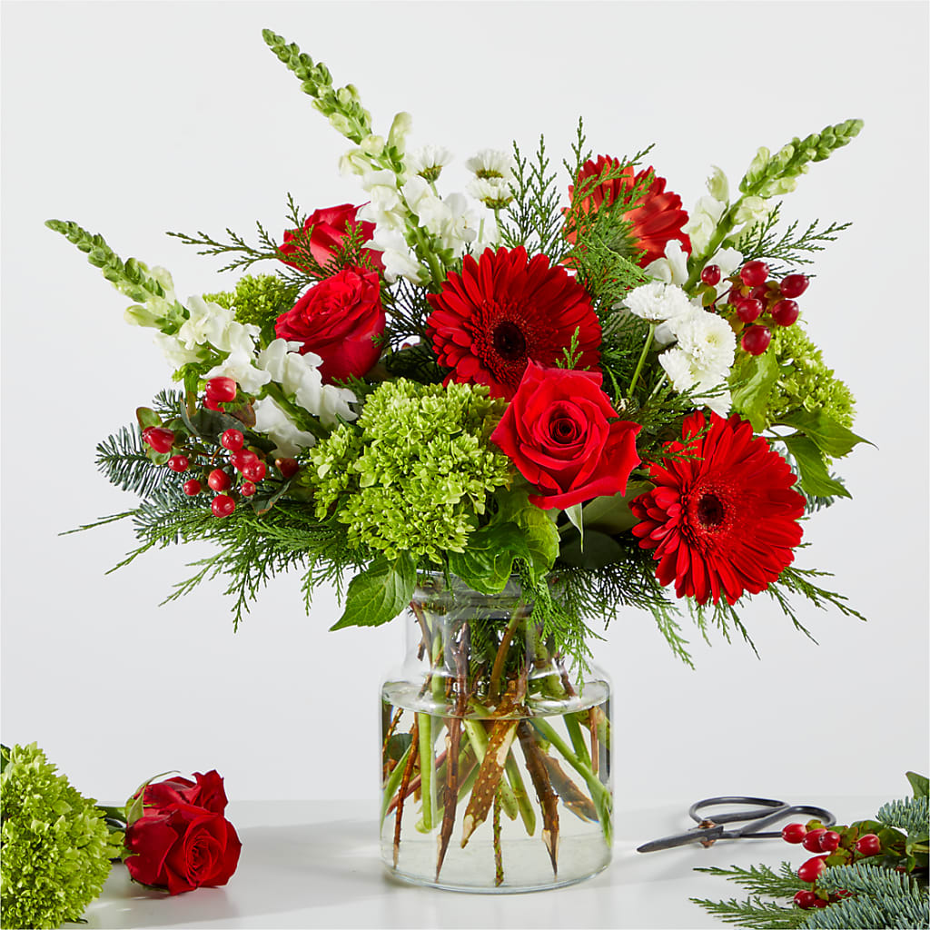 Merry Moment Bouquet – A Florist Original – VACHA'S FOREST FLOWERS, Oak Forest IL