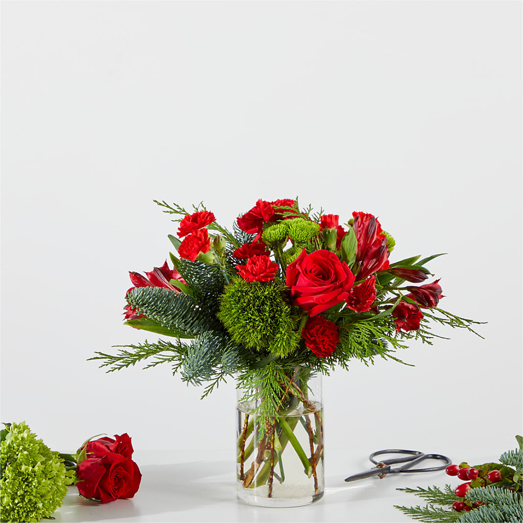 Merry Moment Bouquet – A Florist Original – VACHA'S FOREST FLOWERS, Oak Forest IL