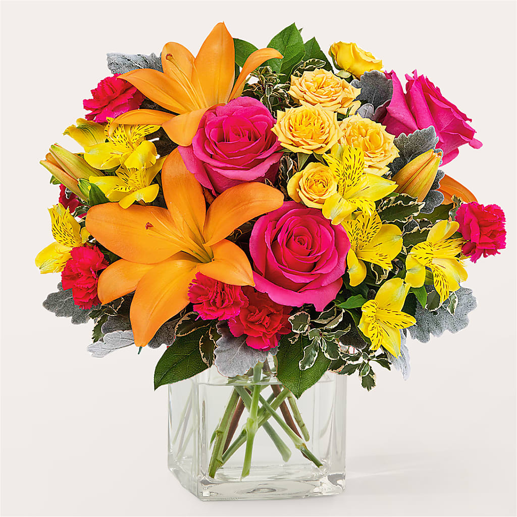 To the Tropics Bouquet – VACHA'S FOREST FLOWERS, Oak Forest IL