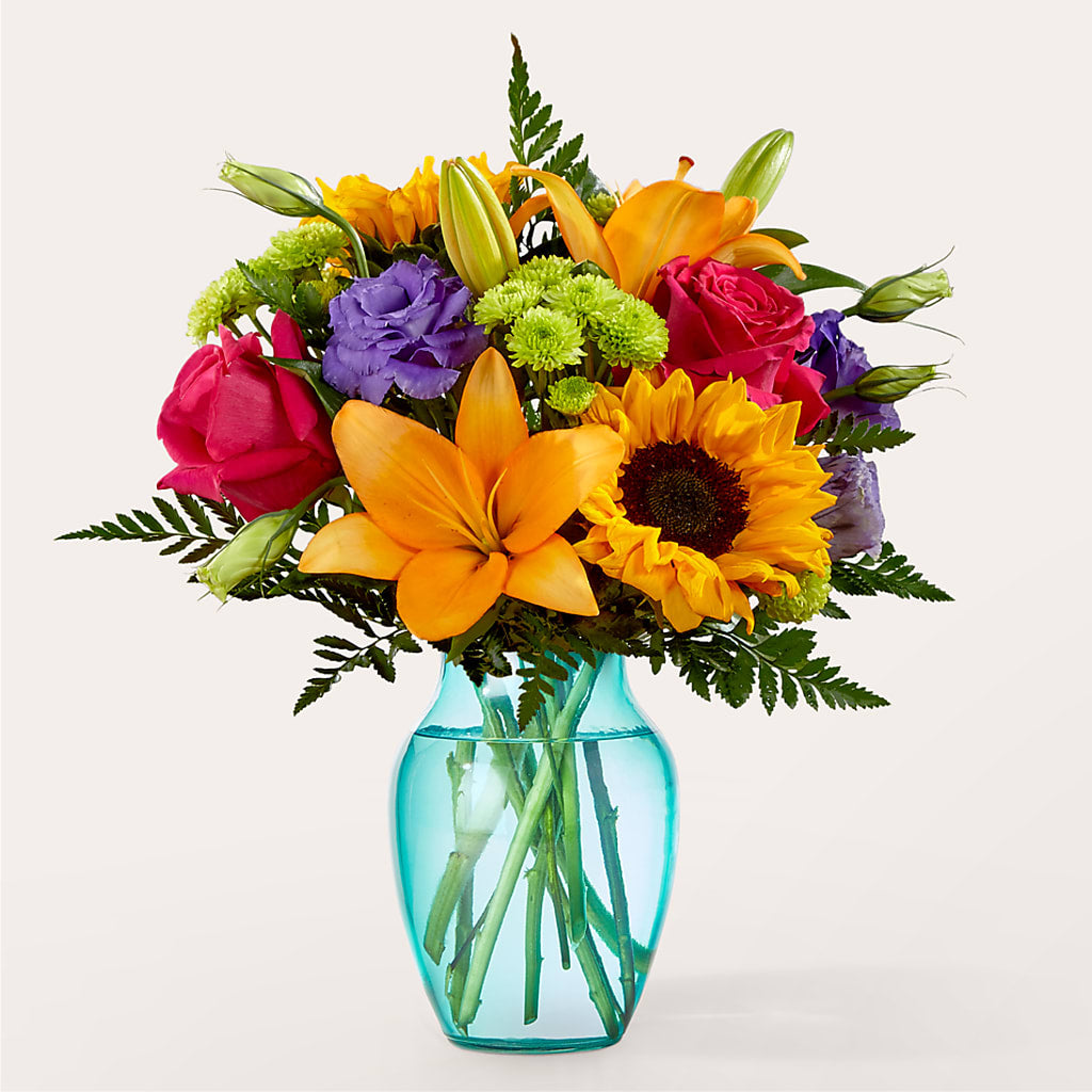 Double Rainbow Bouquet – VACHA'S FOREST FLOWERS, Oak Forest IL
