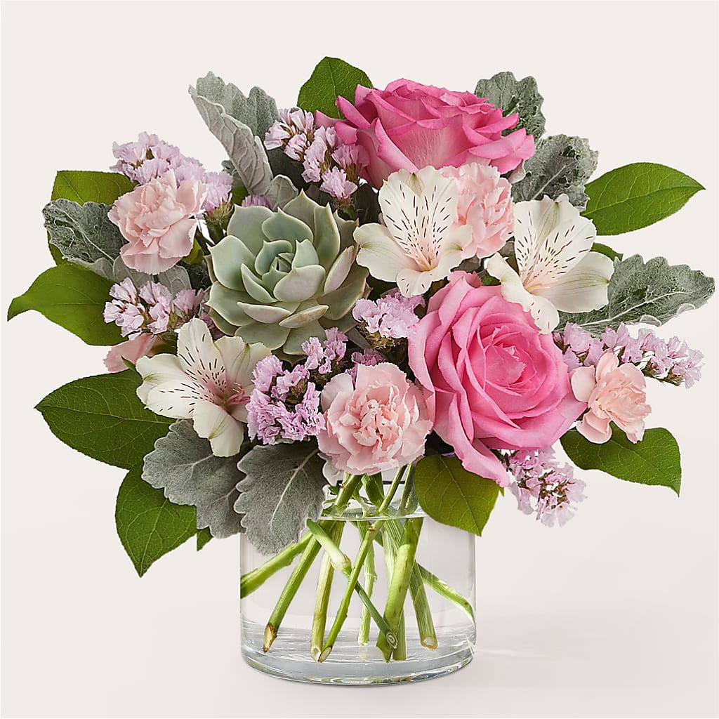 Dusty Rose Bouquet – VACHA'S FOREST FLOWERS, Oak Forest IL