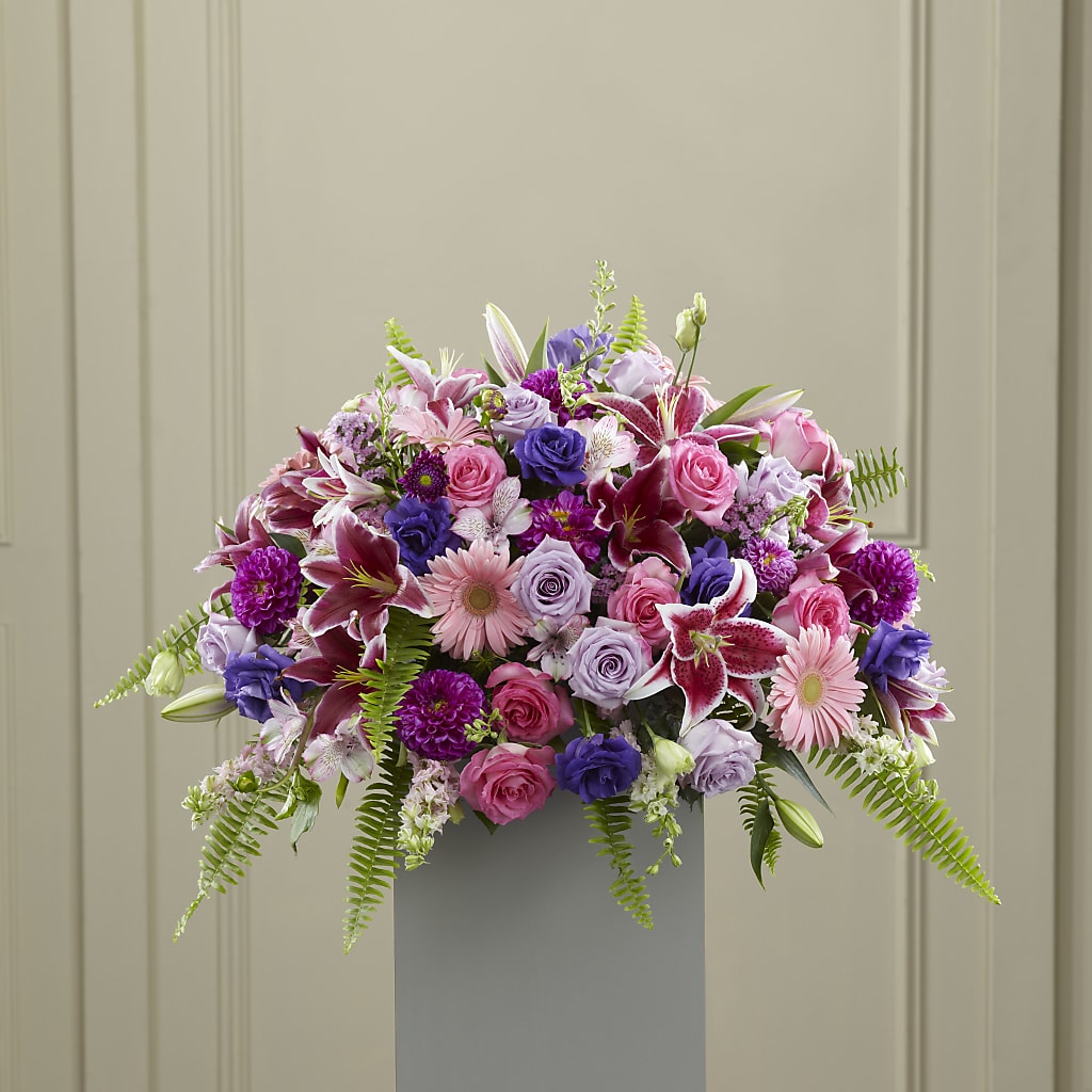 Fare Thee Well Pedestal – VACHA'S FOREST FLOWERS, Oak Forest IL