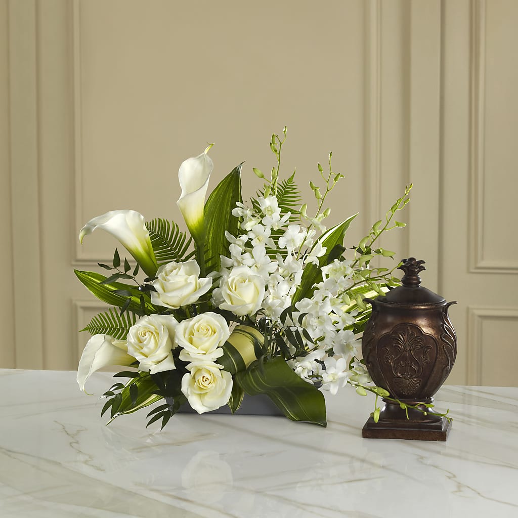 At Peace Arrangement – VACHA'S FOREST FLOWERS, Oak Forest IL