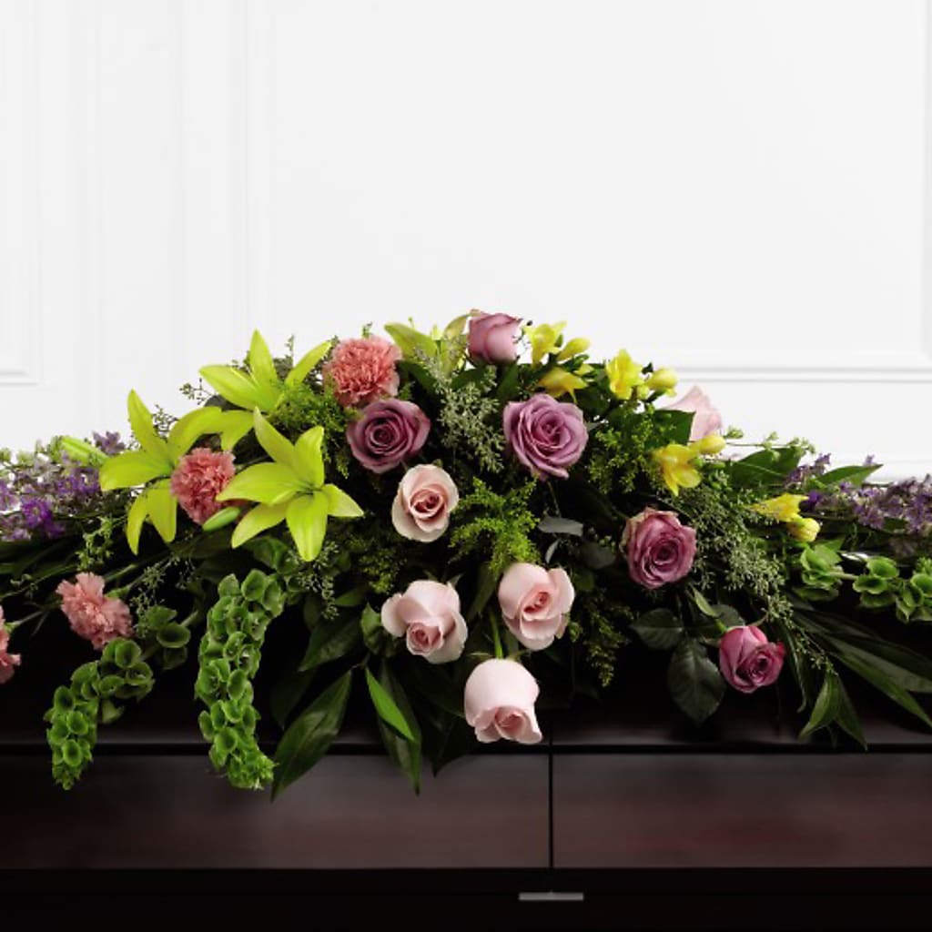 Forever Beloved Casket Spray – VACHA'S FOREST FLOWERS, Oak Forest IL