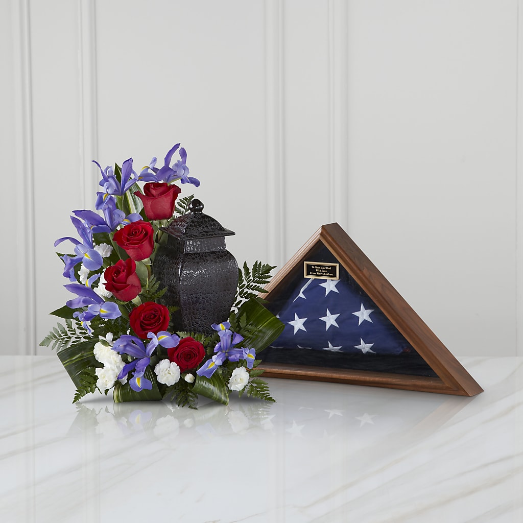 Patriotic Tribute Arrangement – VACHA'S FOREST FLOWERS, Oak Forest IL