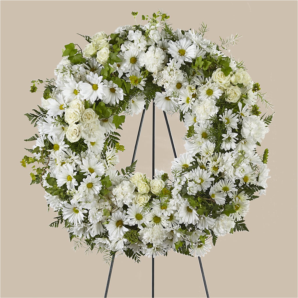 Faithful Wishes Wreath – VACHA'S FOREST FLOWERS, Oak Forest IL