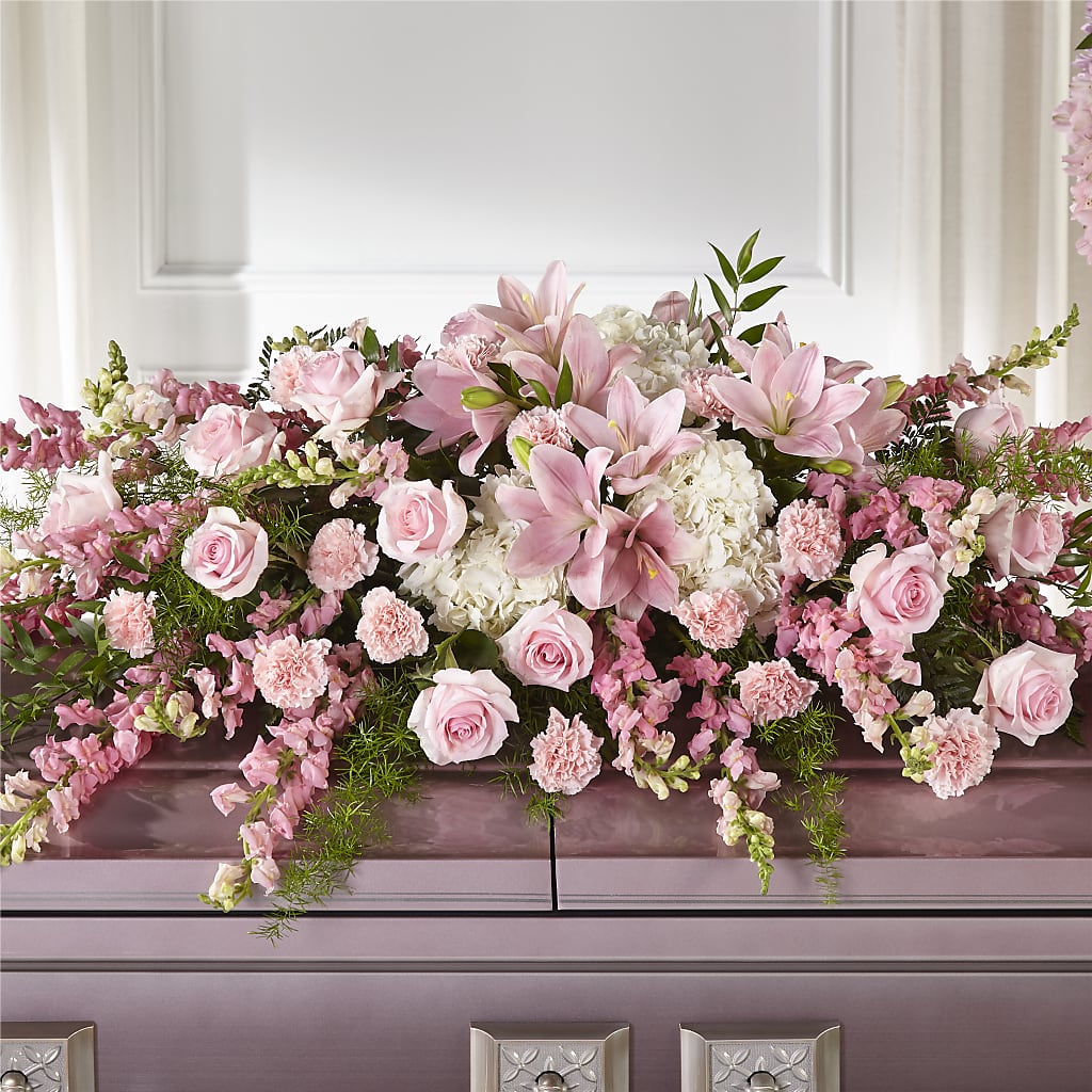 Life & Remembrance Casket Spray – VACHA'S FOREST FLOWERS, Oak Forest IL