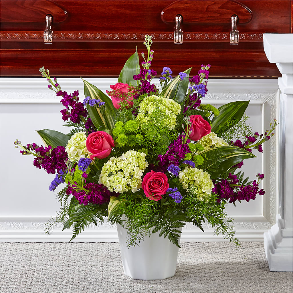 Beautiful Horizons Floor Basket – VACHA'S FOREST FLOWERS, Oak Forest IL