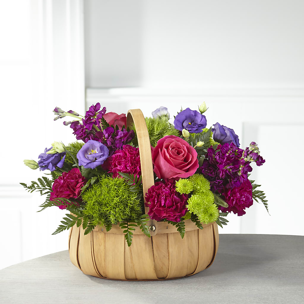 Serene Sanctuary Basket – VACHA'S FOREST FLOWERS, Oak Forest IL