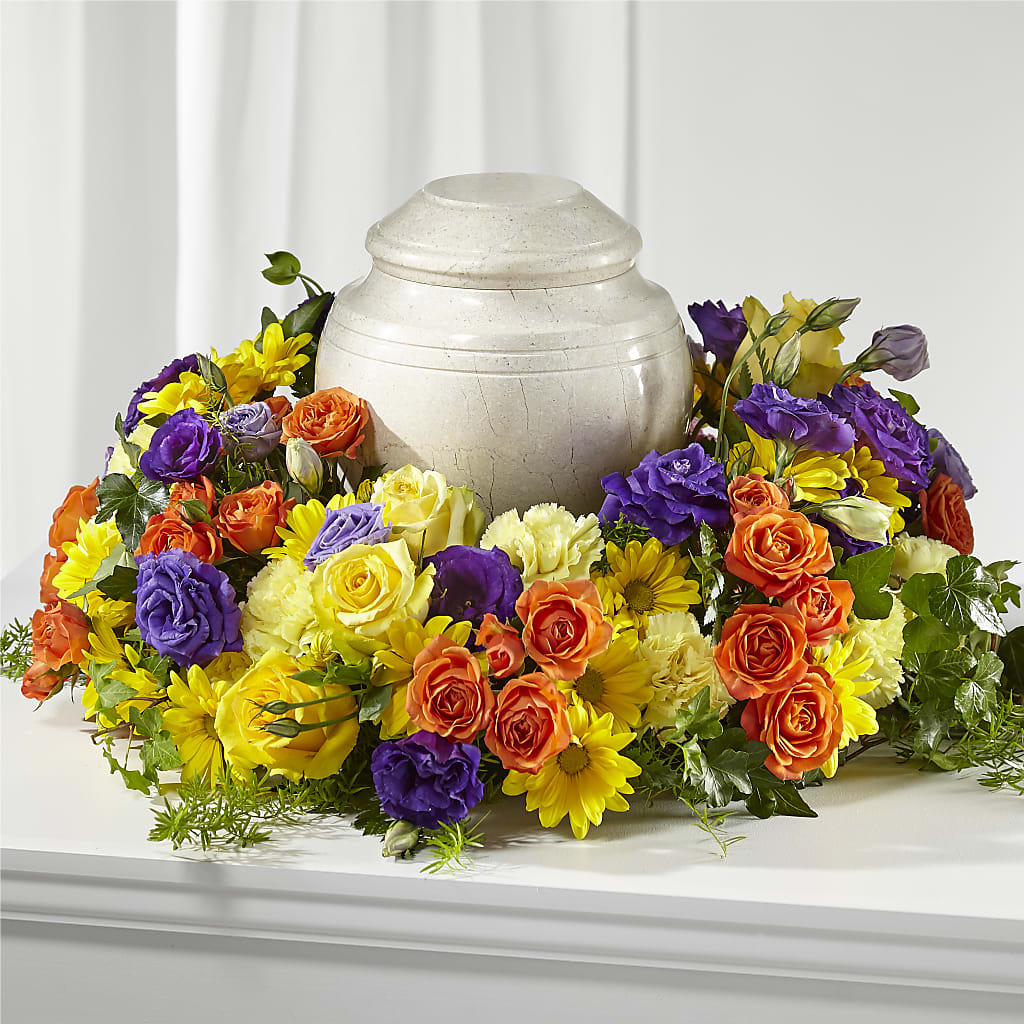 Blossoms of Remembrance Cremation Adornment – VACHA'S FOREST FLOWERS, Oak Forest IL