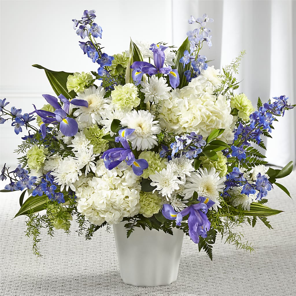 Soft Serenity Floor Basket – VACHA'S FOREST FLOWERS, Oak Forest IL