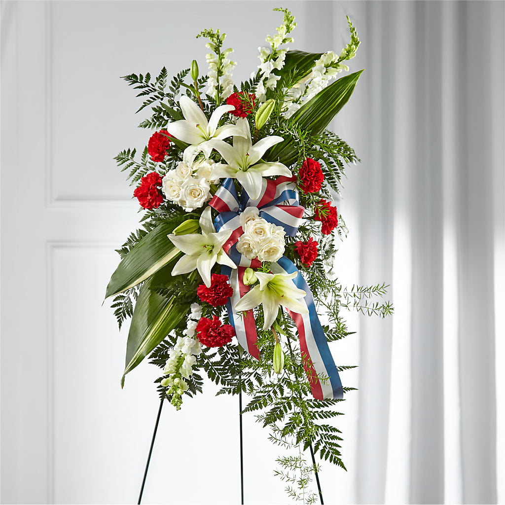 Stars of Life Standing Spray – VACHA'S FOREST FLOWERS, Oak Forest IL