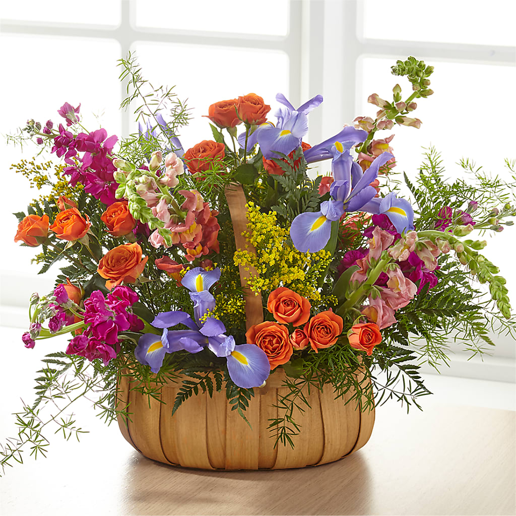 Garden of Life Basket – VACHA'S FOREST FLOWERS, Oak Forest IL