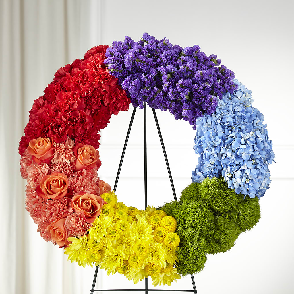 Circle of Love Wreath – VACHA'S FOREST FLOWERS, Oak Forest IL