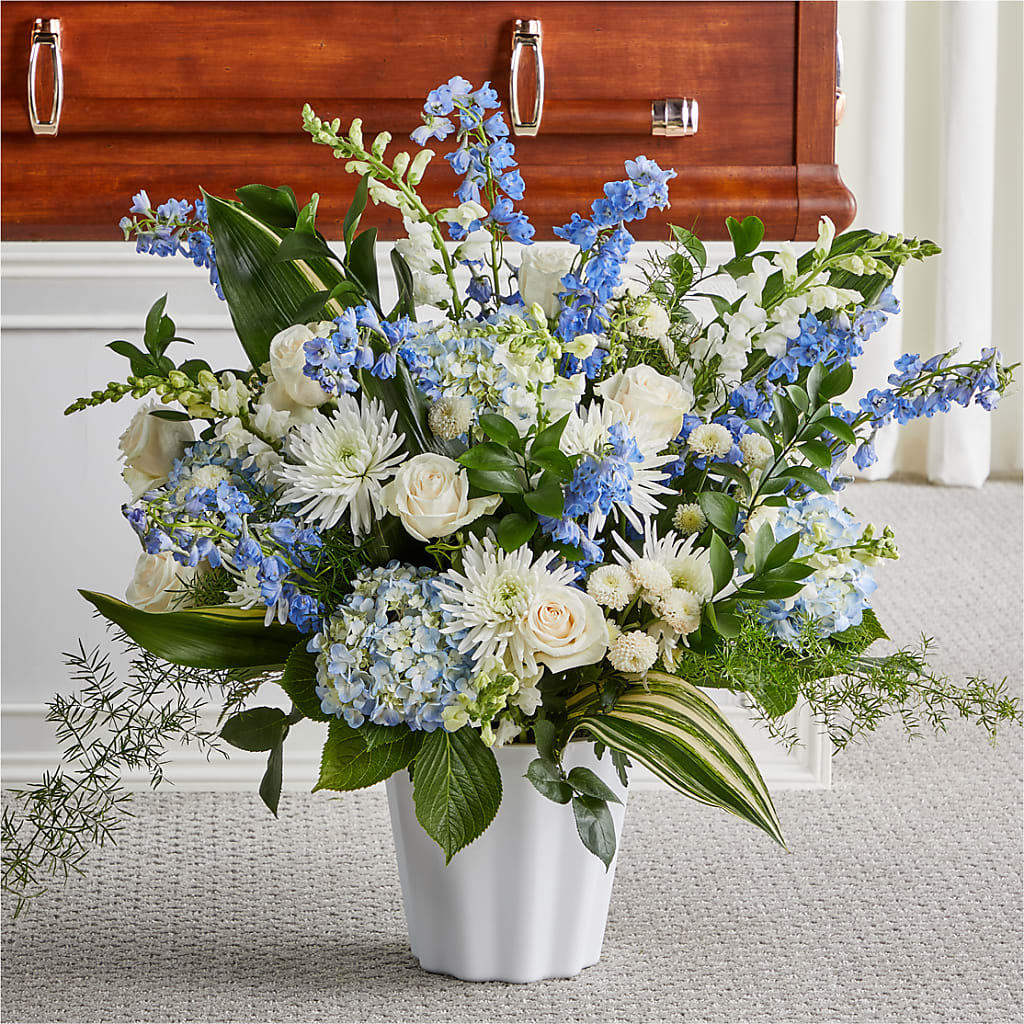 Everlasting Memories Floor Basket – VACHA'S FOREST FLOWERS, Oak Forest IL