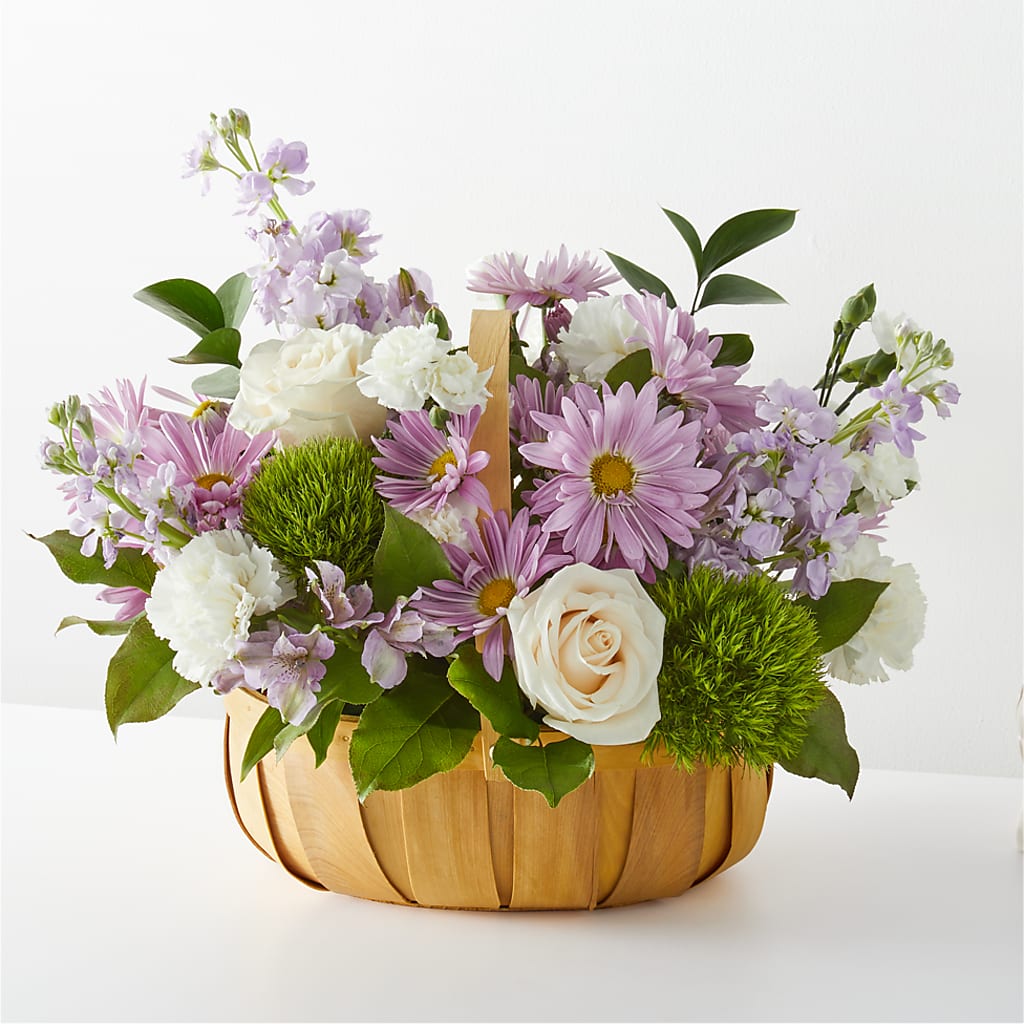 Peace & Love Basket – VACHA'S FOREST FLOWERS, Oak Forest IL