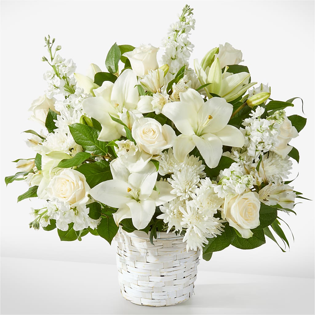 Peaceful Reflections Arrangement – VACHA'S FOREST FLOWERS, Oak Forest IL