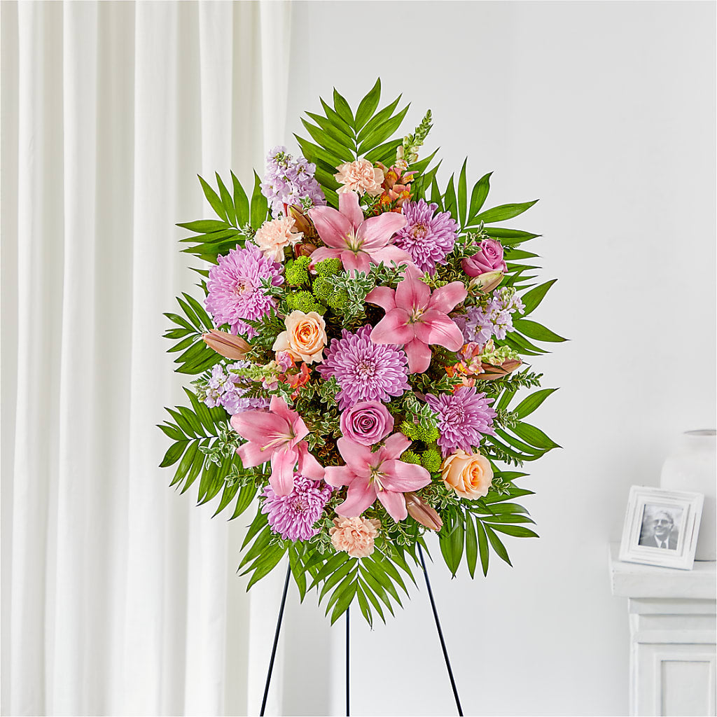 Love & Light Standing Spray – VACHA'S FOREST FLOWERS, Oak Forest IL