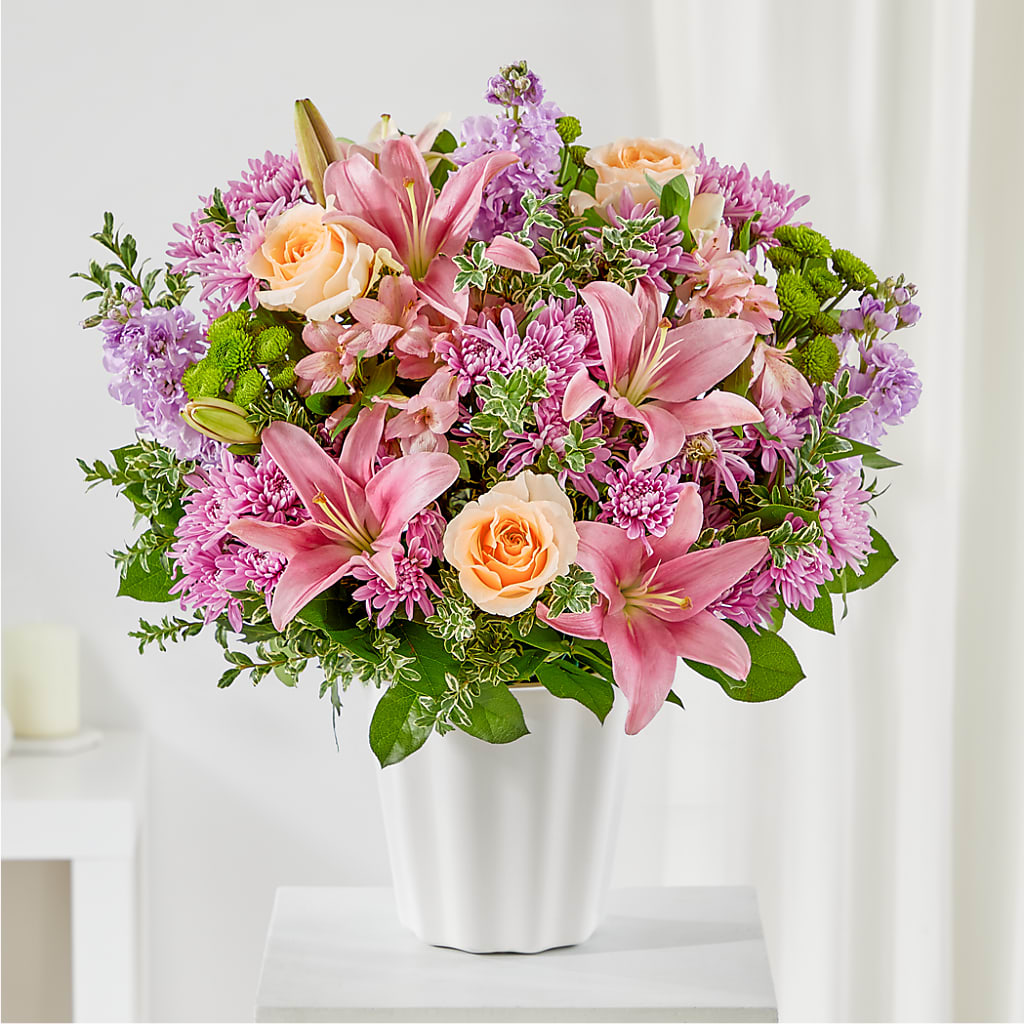 Supportive Embrace Tabletop Basket – VACHA'S FOREST FLOWERS, Oak Forest IL