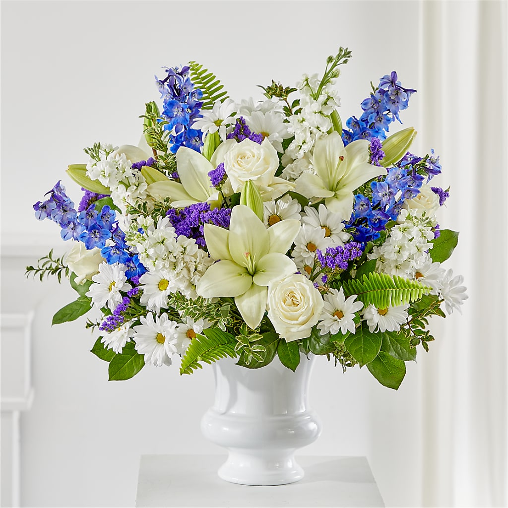 Expressions of Hope Urn Arrangement – VACHA'S FOREST FLOWERS, Oak Forest IL