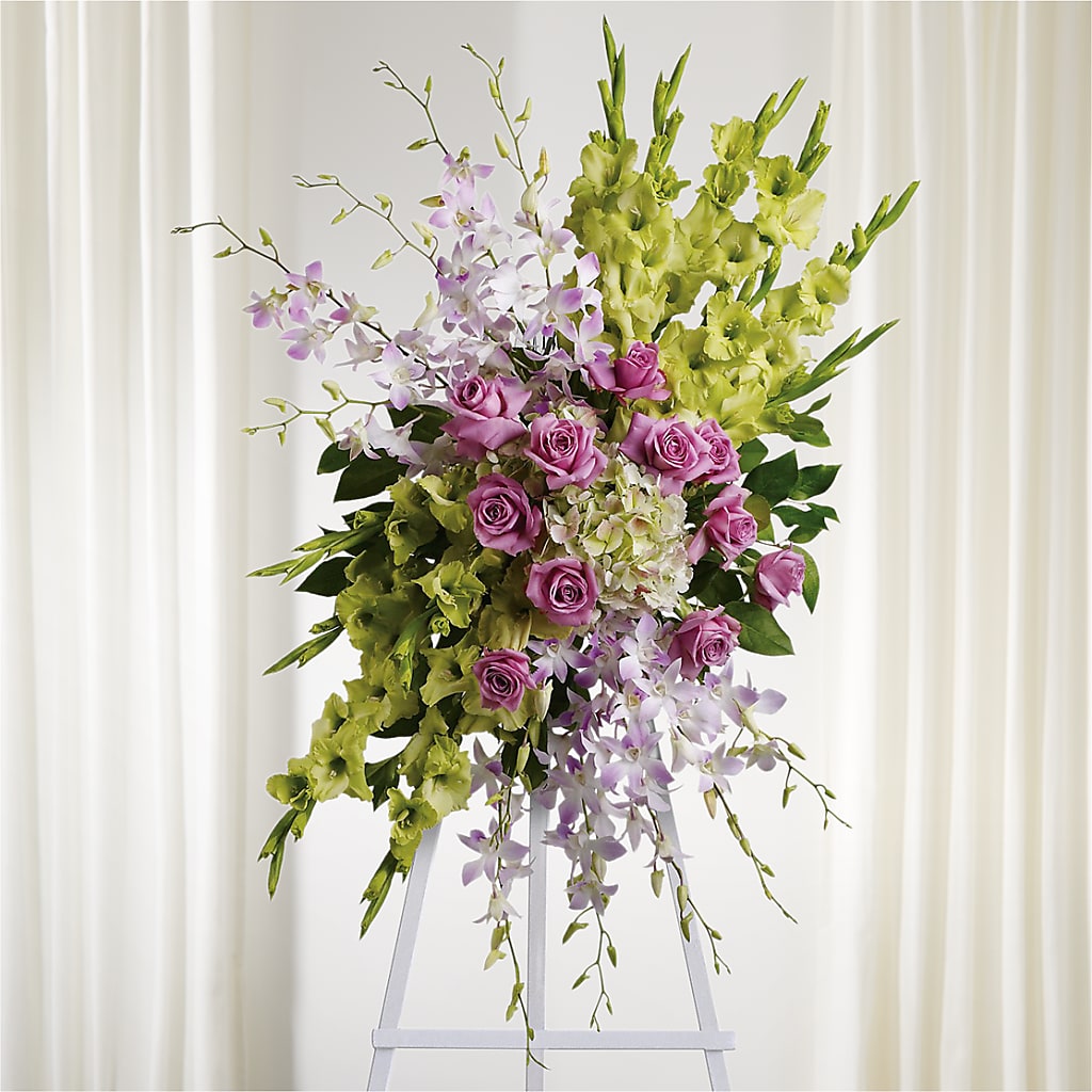 Lasting Legacy Standing Spray – VACHA'S FOREST FLOWERS, Oak Forest IL