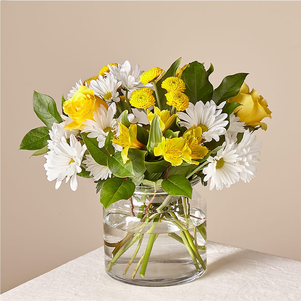 Sunny Sentiments Bouquet – VACHA'S FOREST FLOWERS, Oak Forest IL