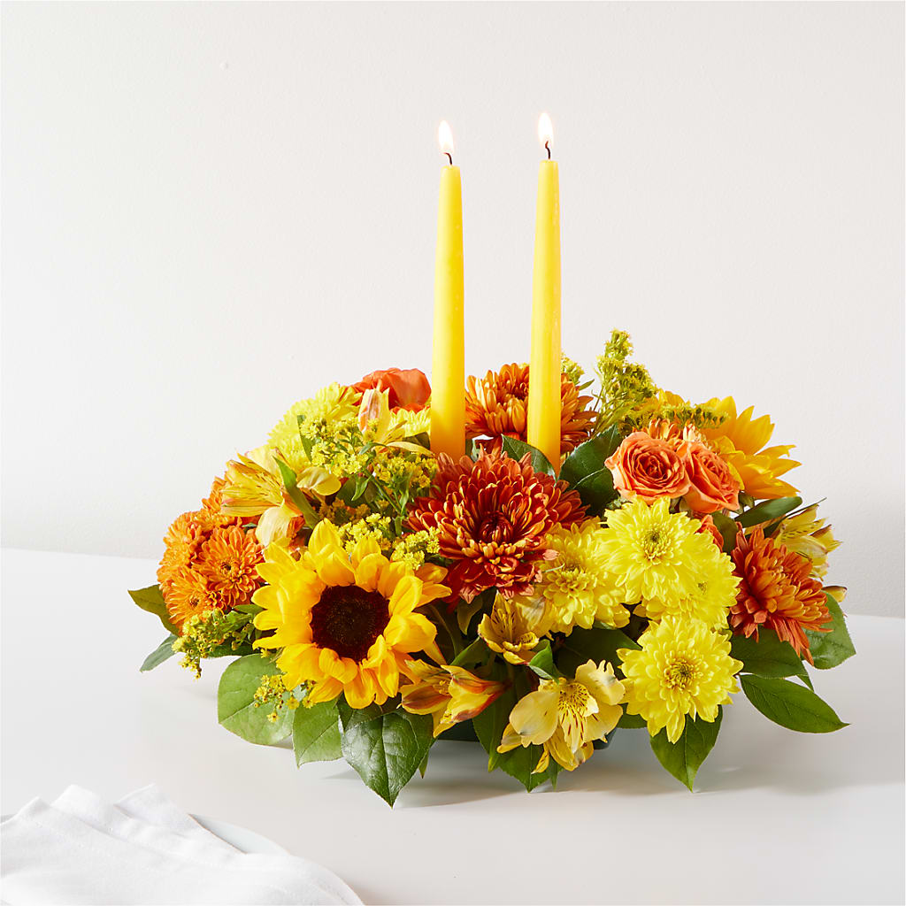 Autumn Harmony Centerpiece – VACHA'S FOREST FLOWERS, Oak Forest IL