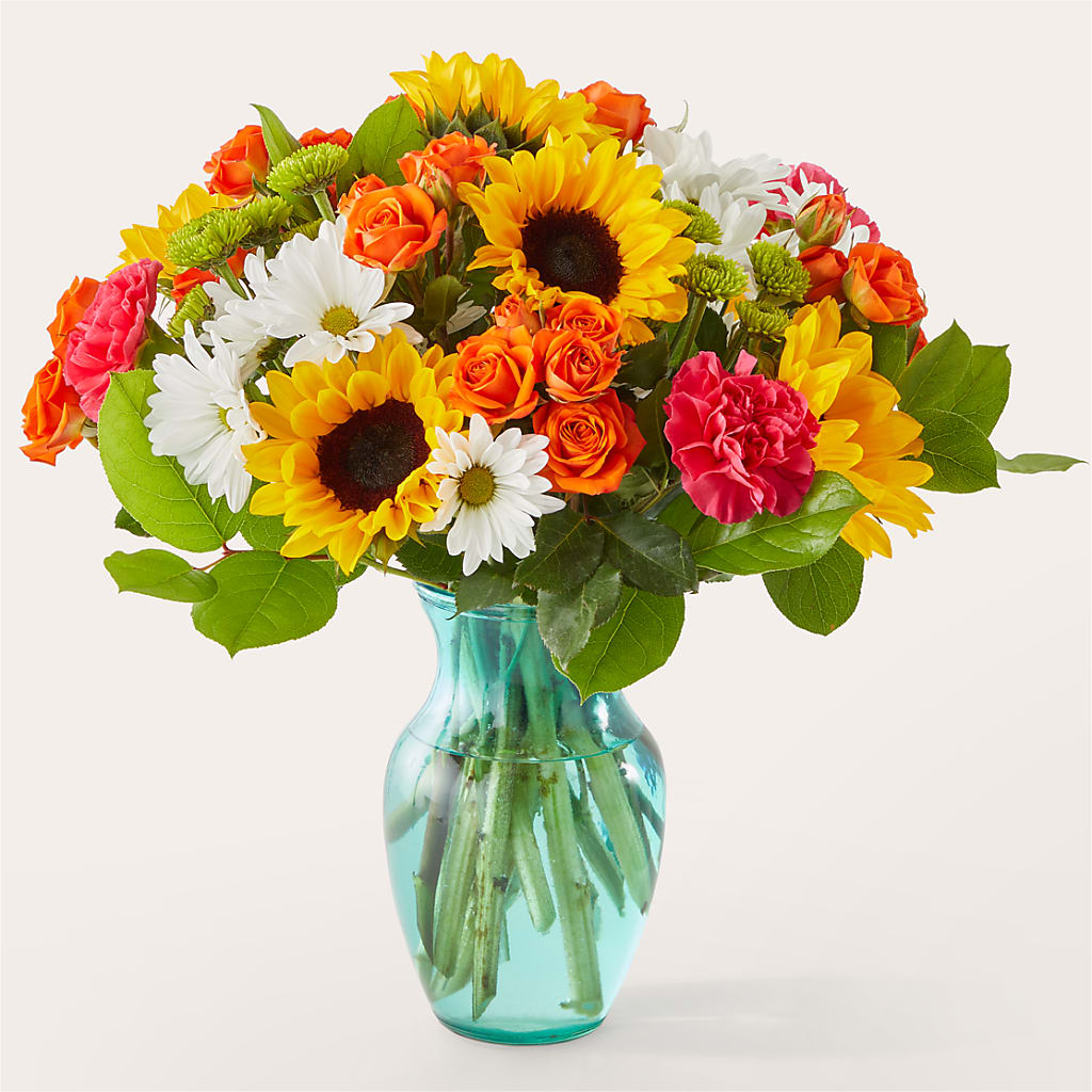 Sun-drenched Blooms Bouquet – VACHA'S FOREST FLOWERS, Oak Forest IL