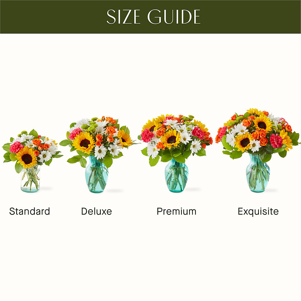 Sun-drenched Blooms Bouquet – VACHA'S FOREST FLOWERS, Oak Forest IL