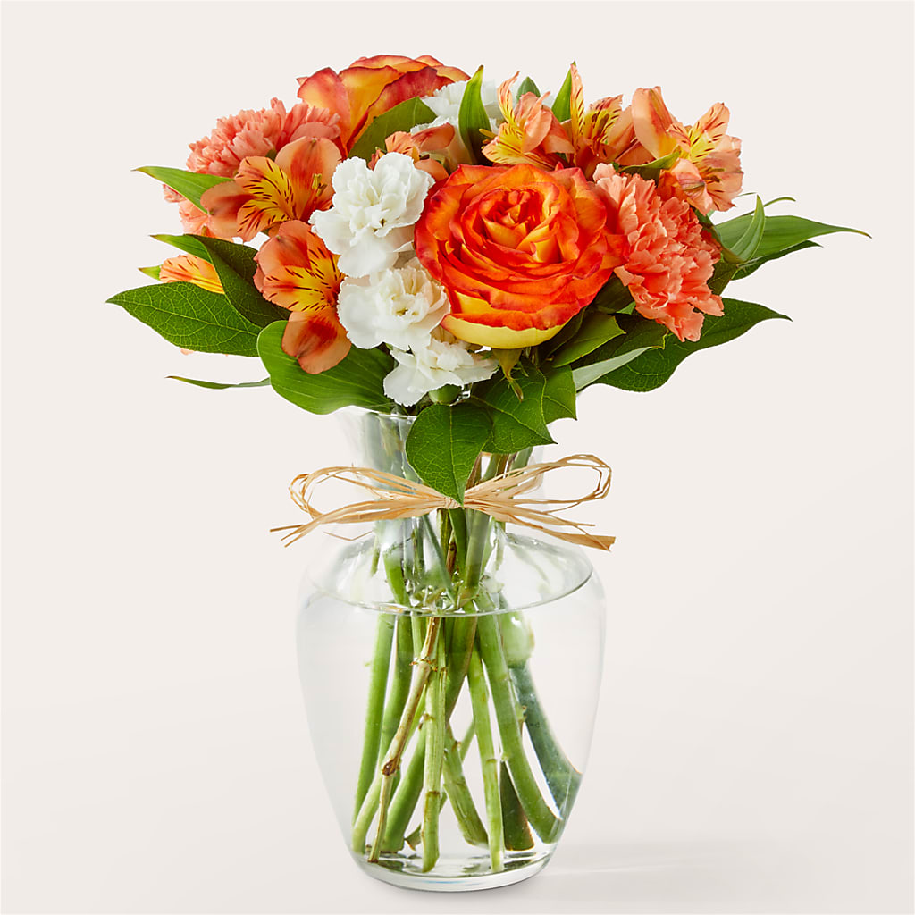 Apricot Glow Bouquet – VACHA'S FOREST FLOWERS, Oak Forest IL