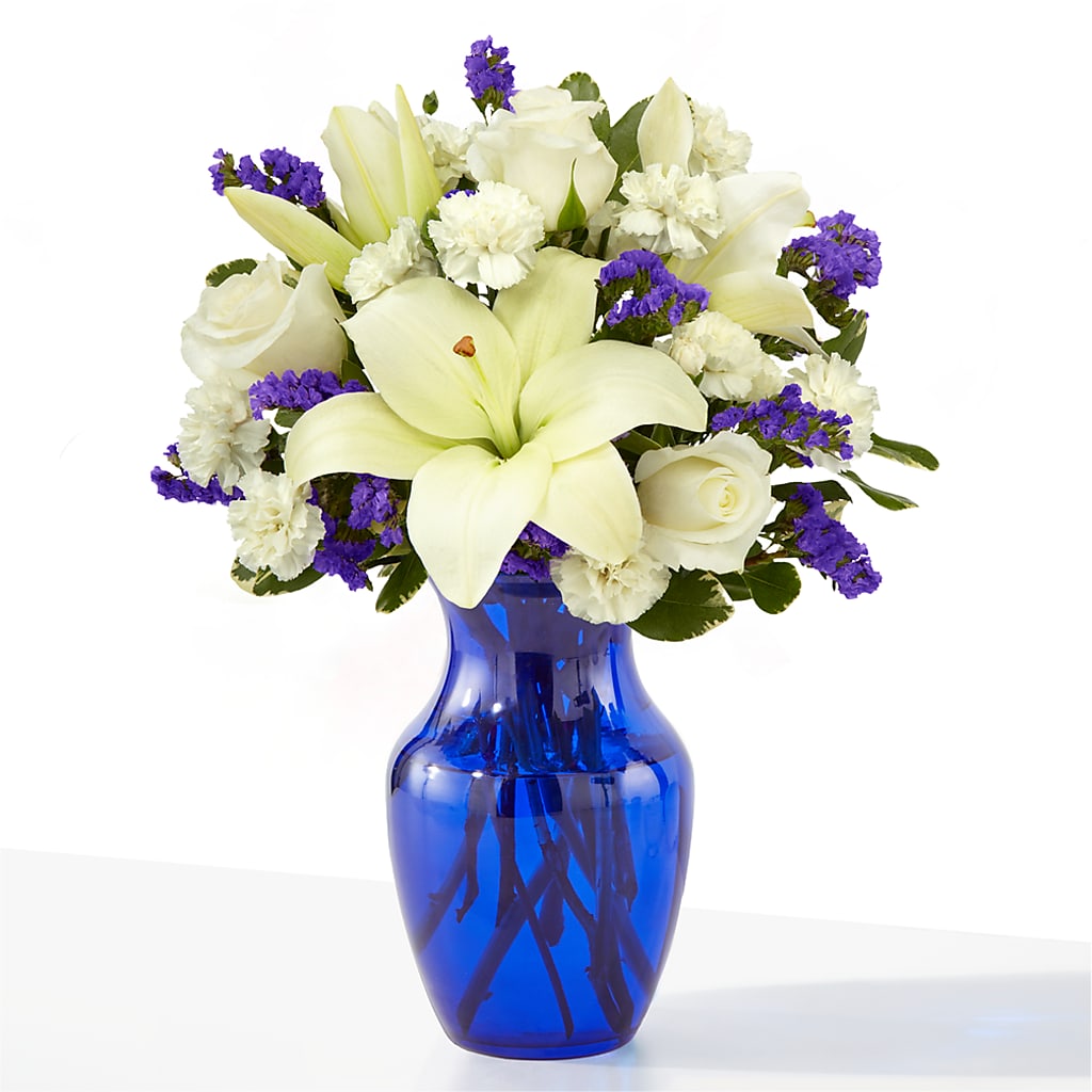 Sapphire Rush Bouquet – VACHA'S FOREST FLOWERS, Oak Forest IL