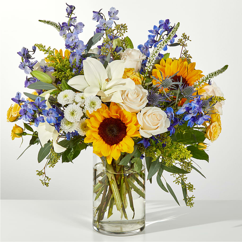 Wonderfully Sunny Bouquet – VACHA'S FOREST FLOWERS, Oak Forest IL