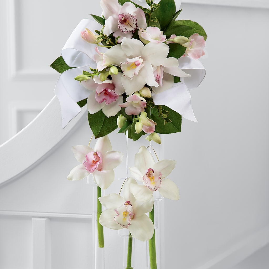 Perfect Entrance Pew Arrangement – VACHA'S FOREST FLOWERS, Oak Forest IL
