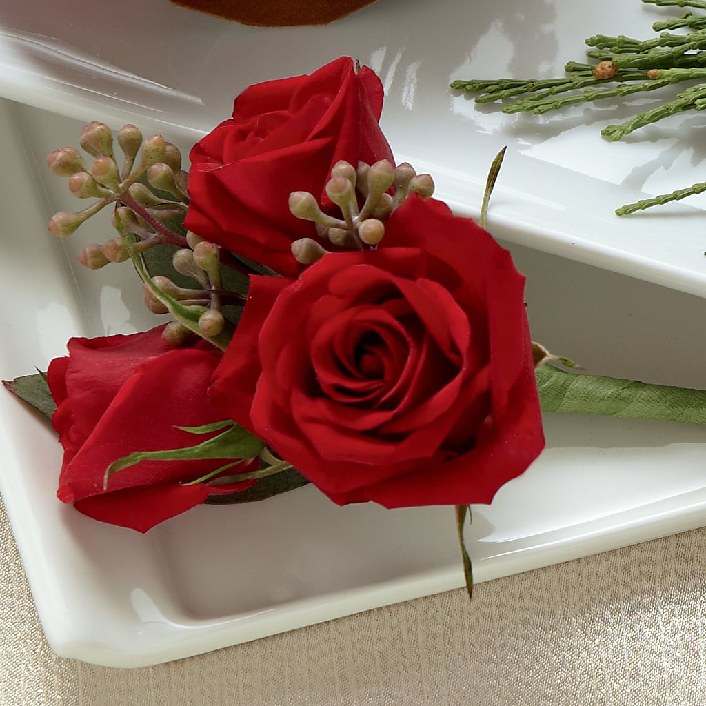 Red Spray Rose Boutonniere – VACHA'S FOREST FLOWERS, Oak Forest IL