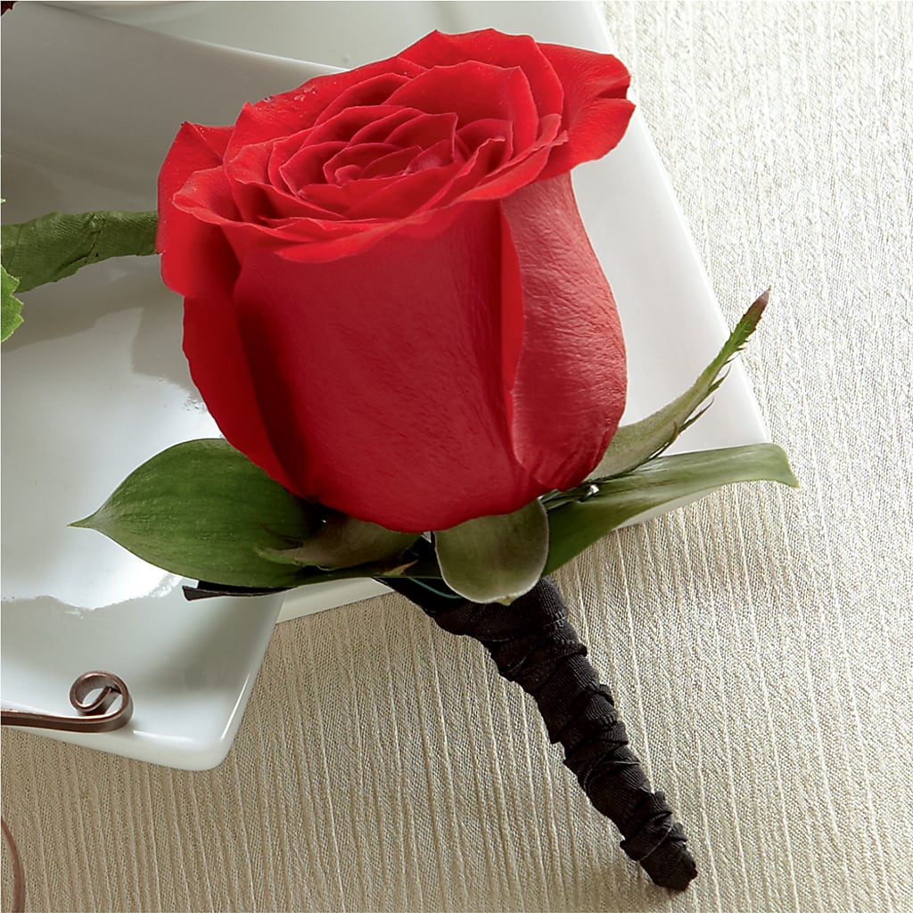 Red Rose Boutonniere – VACHA'S FOREST FLOWERS, Oak Forest IL