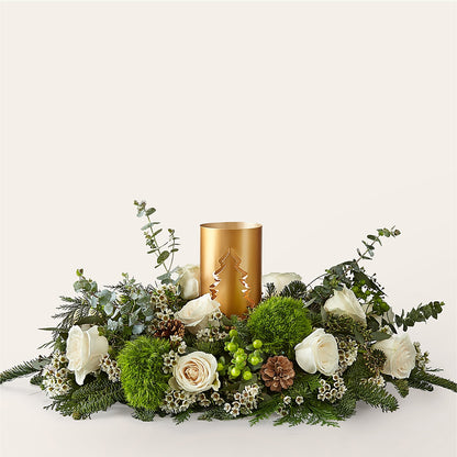 Chestnuts Roasting Centerpiece – VACHA'S FOREST FLOWERS, Oak Forest IL
