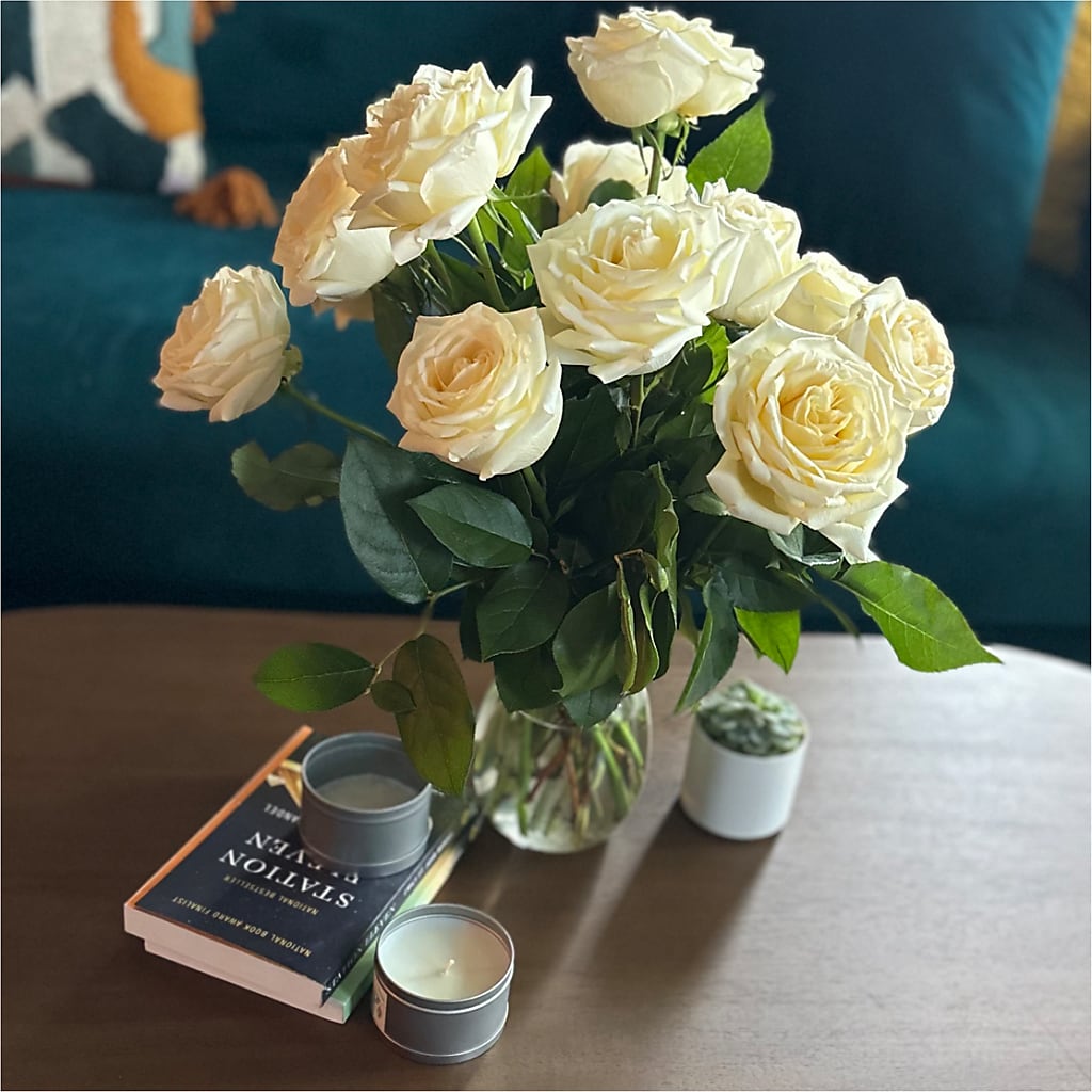 Long Stem Yellow Rose Bouquet – VACHA'S FOREST FLOWERS, Oak Forest IL