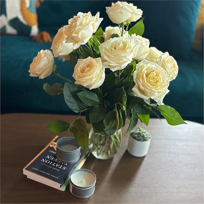 Long Stem Yellow Rose Bouquet – VACHA'S FOREST FLOWERS, Oak Forest IL