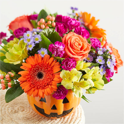 Tricks & Treats Pumpkin – VACHA'S FOREST FLOWERS, Oak Forest IL