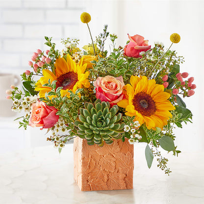 Sunflower Season Bouquet – VACHA'S FOREST FLOWERS, Oak Forest IL