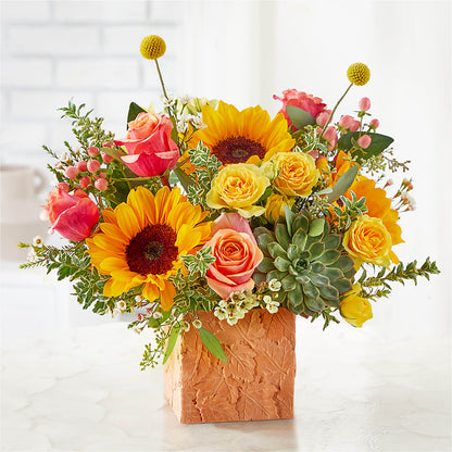 Sunflower Season Bouquet – VACHA'S FOREST FLOWERS, Oak Forest IL