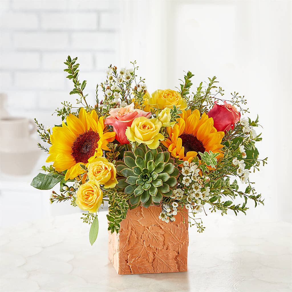Sunflower Season Bouquet – VACHA'S FOREST FLOWERS, Oak Forest IL