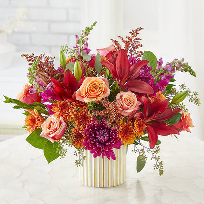 Burgundy Landscape Bouquet – VACHA'S FOREST FLOWERS, Oak Forest IL