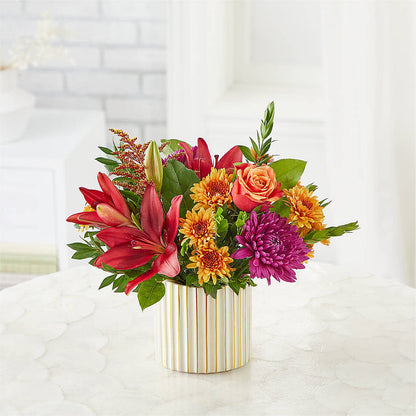 Burgundy Landscape Bouquet – VACHA'S FOREST FLOWERS, Oak Forest IL