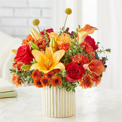 Scarlet Skies Bouquet – VACHA'S FOREST FLOWERS, Oak Forest IL