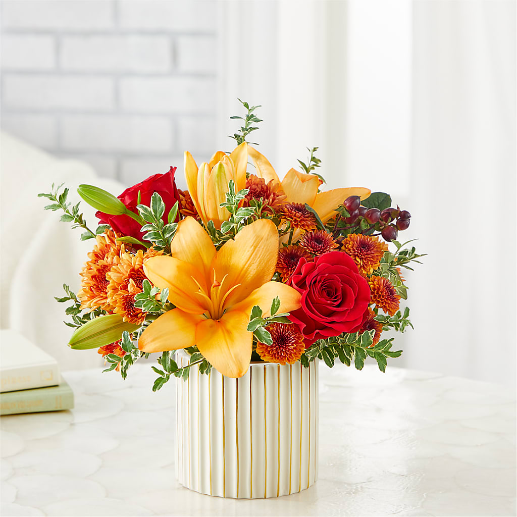 Scarlet Skies Bouquet – VACHA'S FOREST FLOWERS, Oak Forest IL