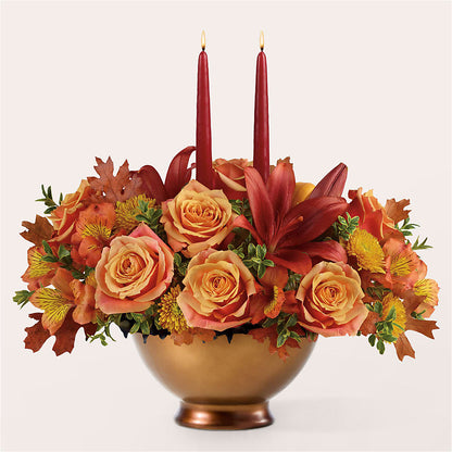 Harvest Table Centerpiece – VACHA'S FOREST FLOWERS, Oak Forest IL